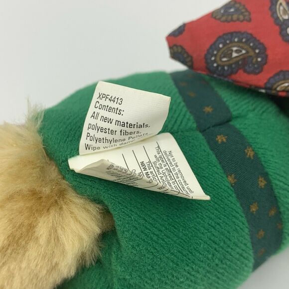 Hallmark Scofield Squirrel Santa's Little Friends Small Plush Elf Hat Bell 6" - Picture 6 of 7